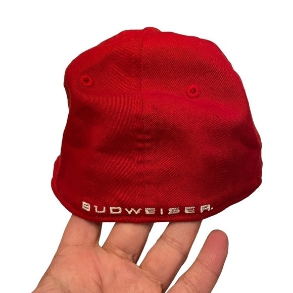 Budweiser Hat Beer Baseball Cap Drinking Dad Gift For Him King of Beers Logo Hat - Picture 3 of 9